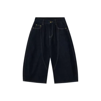 Zanzas Denim Shorts Unisex Denim Blue