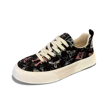 MEXICAN Low Top Skateboard Shoes Men's Black