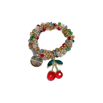 Left Europe Crystal Hair Tie Women's
