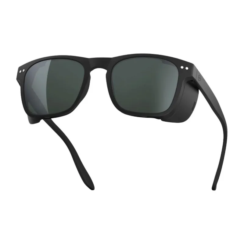 IZIPIZI PARIS Rectangular Sunglasses Unisex Black-0