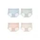 Light Green+Light Blue+Light Pink+Apricot White