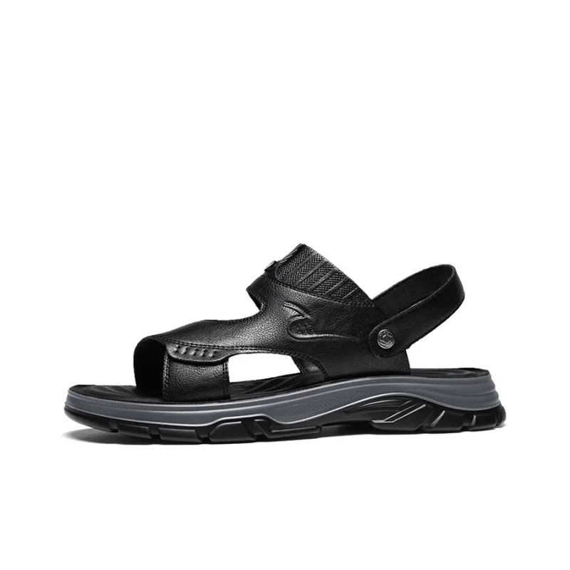 Dunnu Beach Sandals Men Black-1