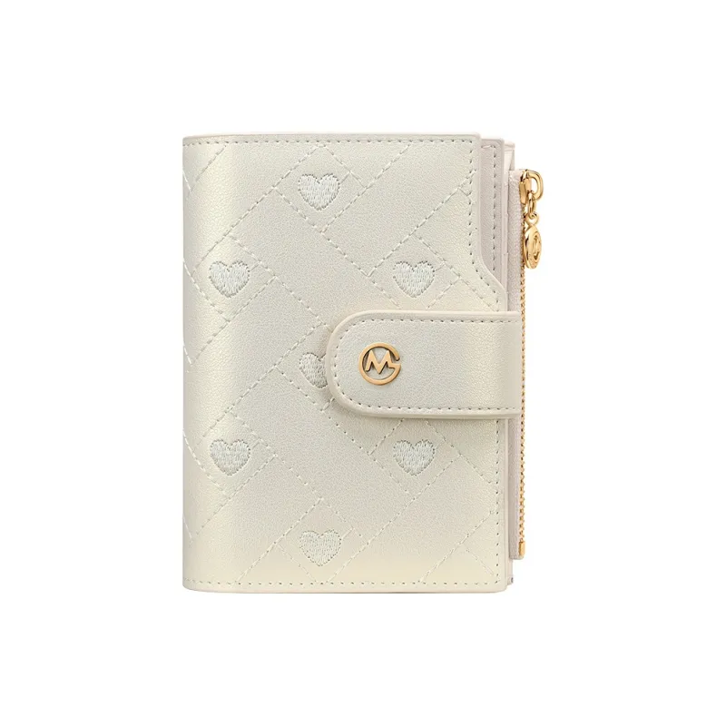 GOLF Split Cow Leather With Synthetic Leather Wallet Regular Women's Multicolor-4