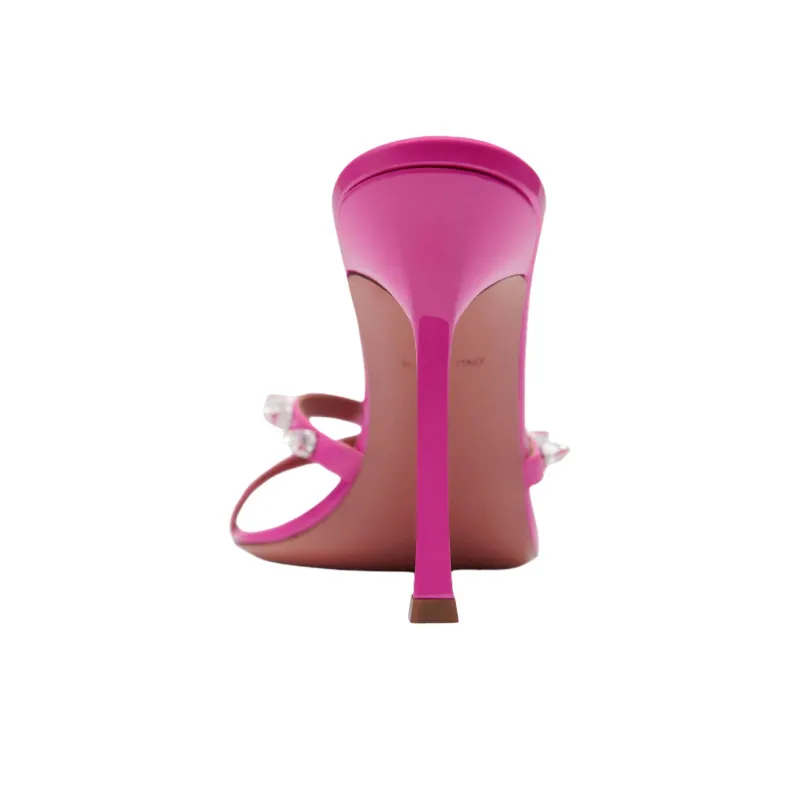 AMINA MUADDI Quiet Slide Slippers 10.5cm Women's Pink-3