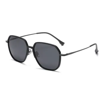 PRETTYALLUSION Irregular Shape Sunglasses Men's