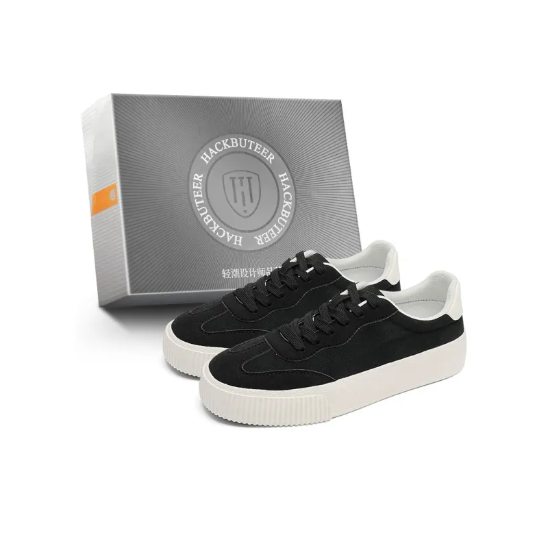 HACKBUTEER Low Top Skateboard Shoes Men's Box Included-8