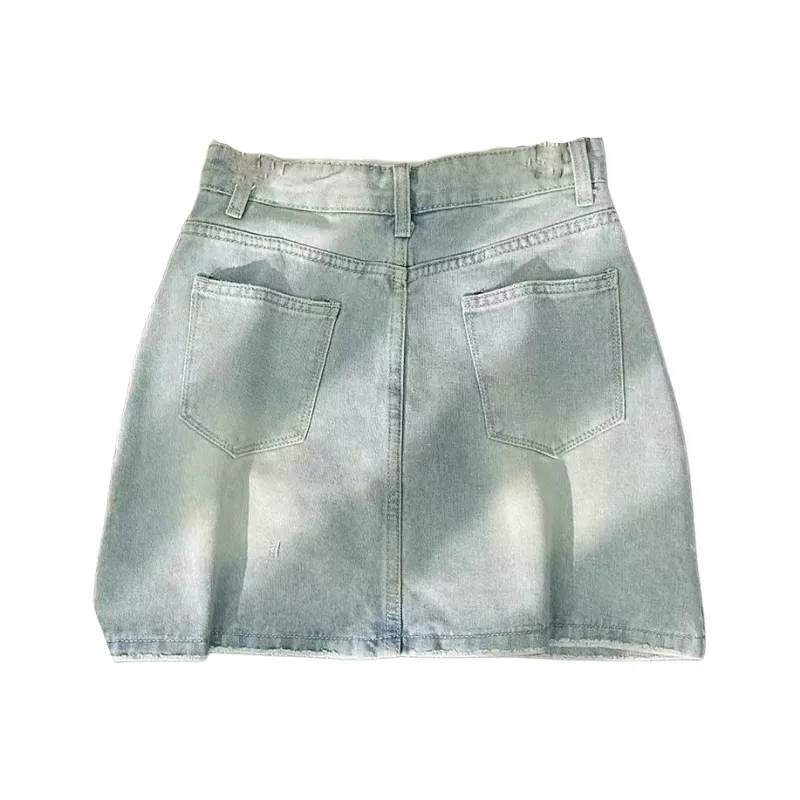 ABCMININ Denim Short Skirts Women's-1