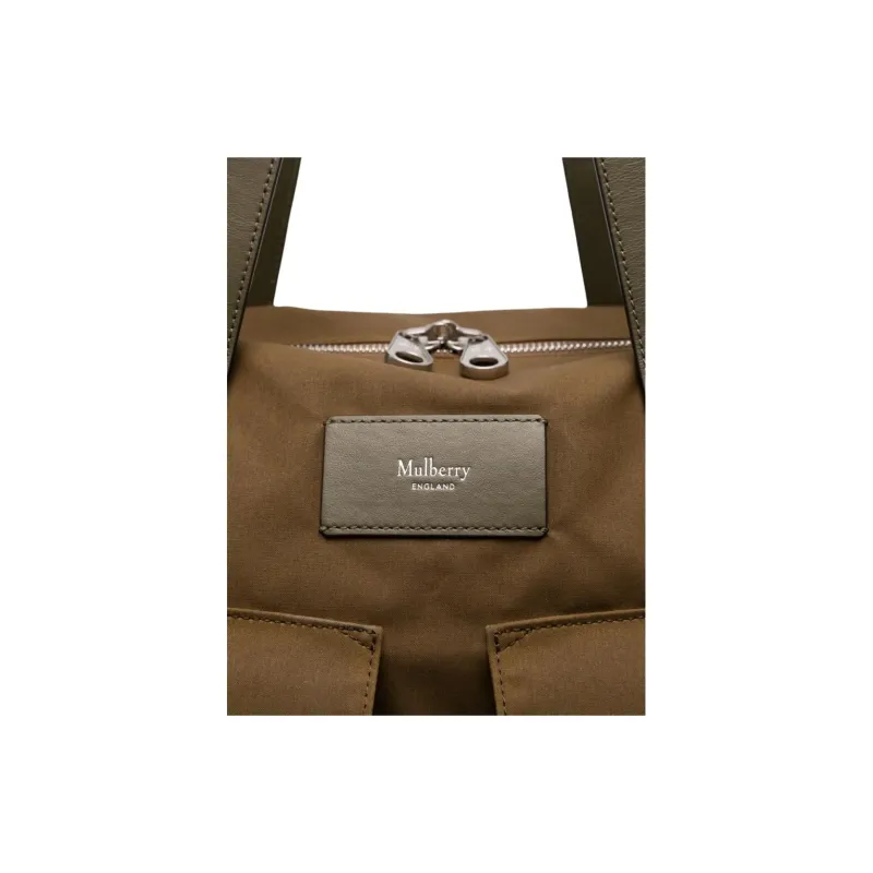 Mulberry Heritage Waxed Day Clipper Holdall-3