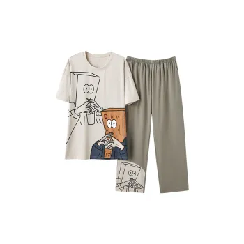 Pretty lady Men Pajama Sets