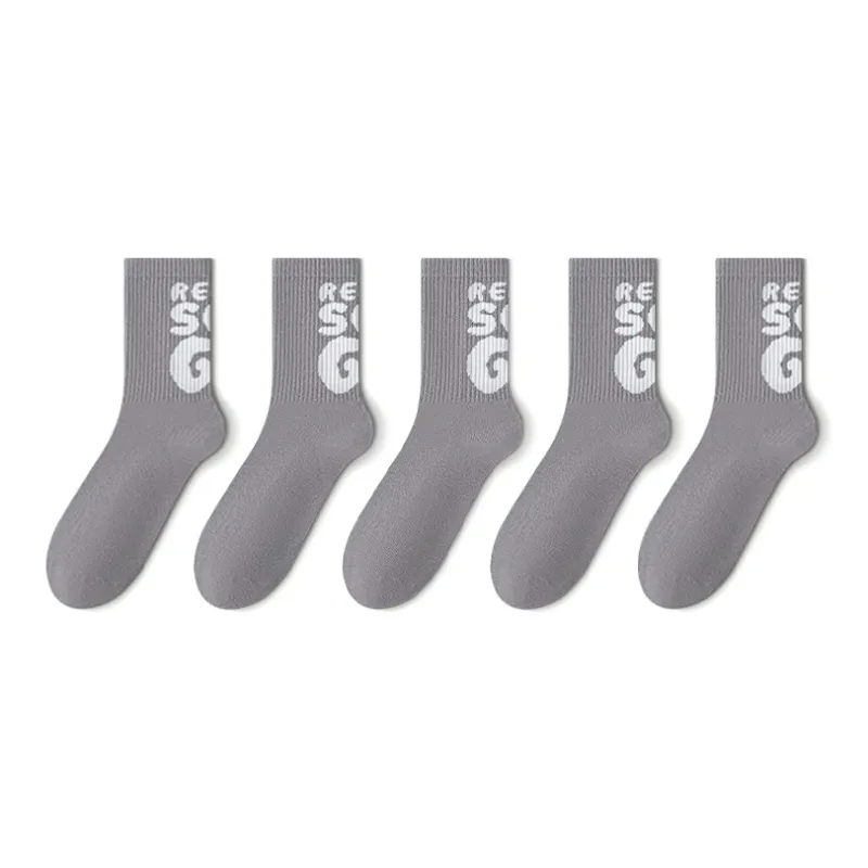 LUOLIAN Basketball Socks Men's 5 Pack-9