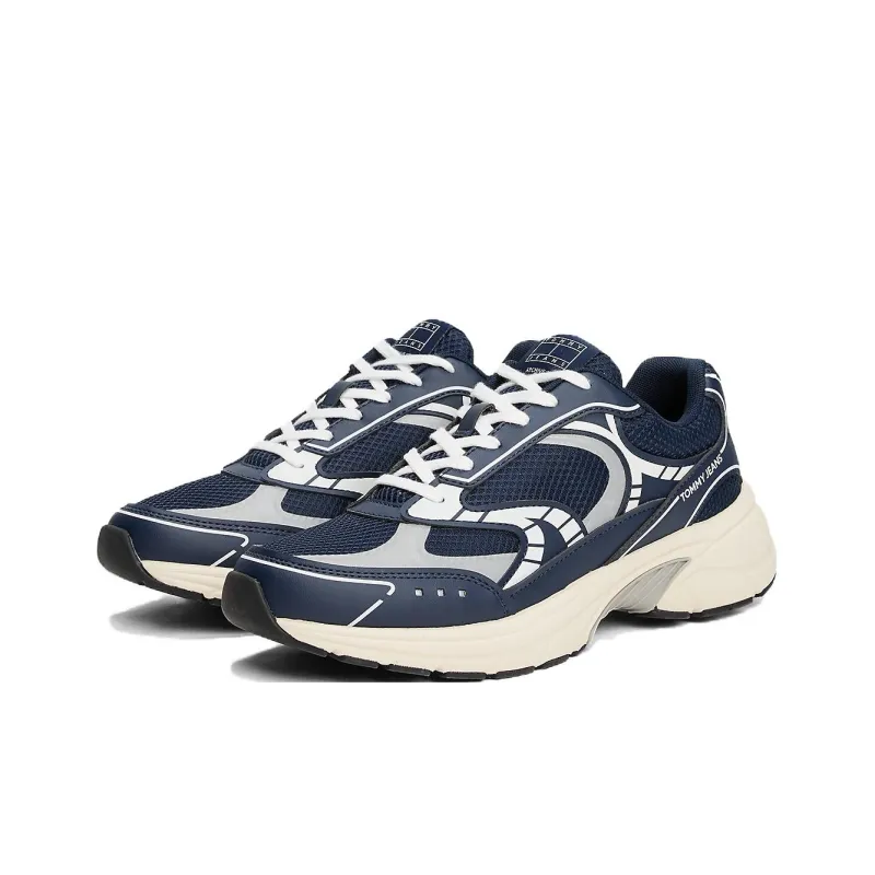 Tommy Hilfiger Trainers Low Top Casual Shoes Men's Blue-2
