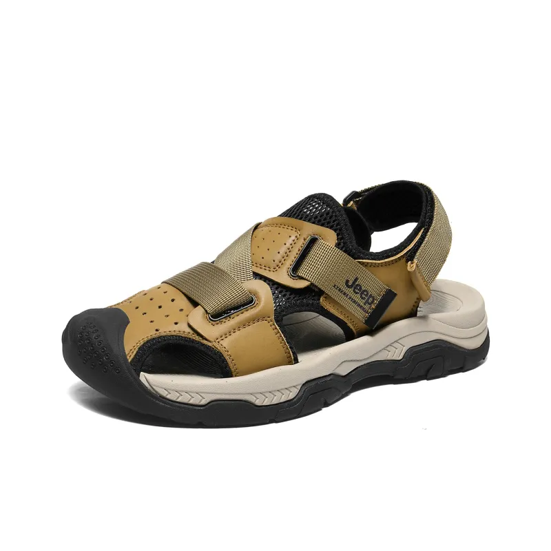 Jeep Outdoor Casual River Trekking Shoes Unisex Khaki/Gray/Army Green-1