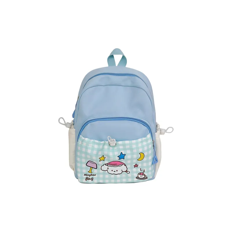 Kewuku Nylon Backpack Unisex Multicolor-12