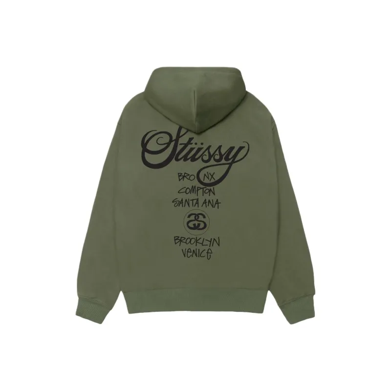 Stussy World Cruise Series SS25 World Tour HOODIE Sweatshirt Unisex-6