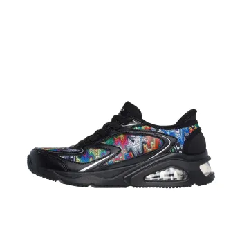 Jen Stark x Skechers Tres Air Uno Mid Top Casual Shoes Women's Black