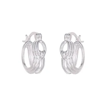 CENTURY&KINDLE S925 Silver Earrings Women's