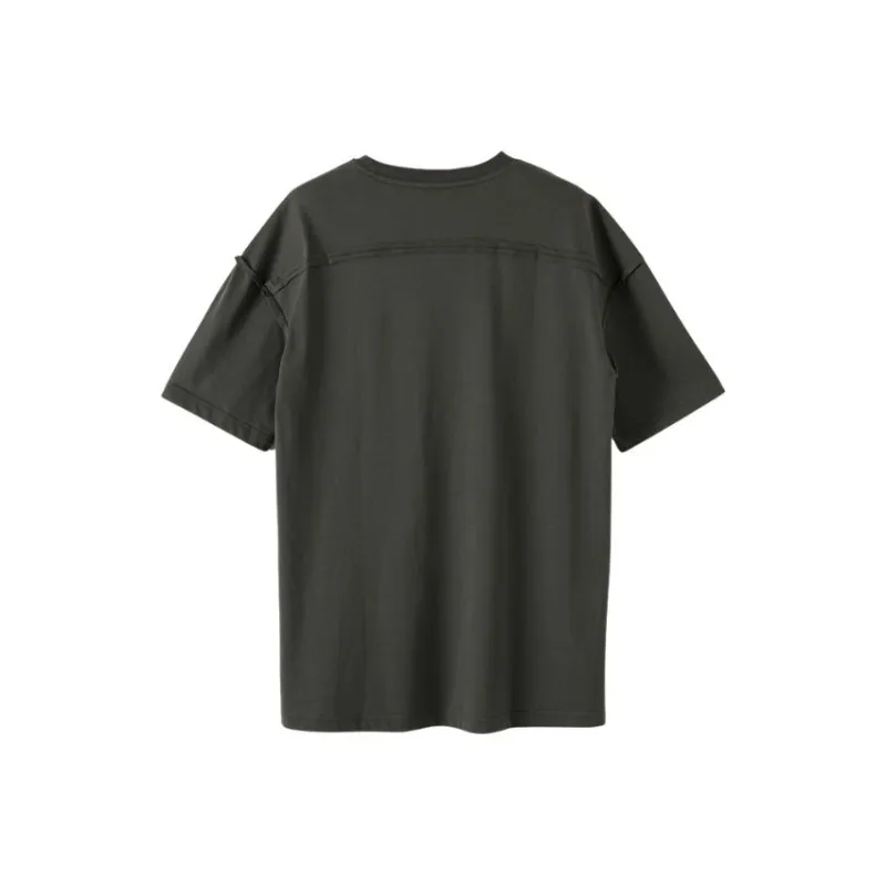 Late White Drop Shoulder Sleeve T Shirt Women's-1
