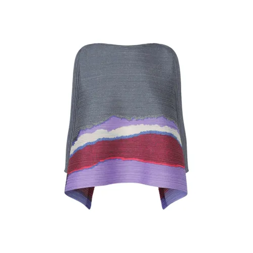 PLEATS PLEASE ISSEY MIYAKE T Shirt Women's Gray
