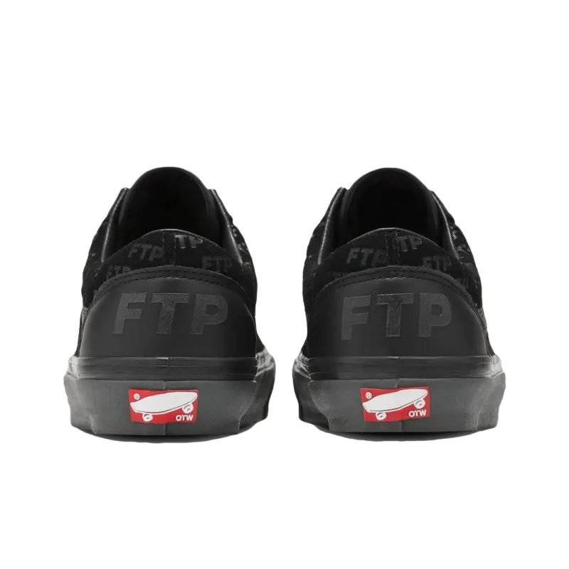FTP x Vans Old Skool 36 Anti Slip Wear Resistant Low Top Skateboard Shoes Men's Black-2