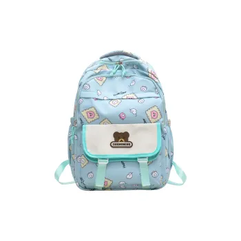 Yalu Nylon Fabric Backpack Regular Unisex Multicolor