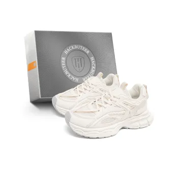 HACKBUTEER Low Top Chunky Sneakers Men's Box Included