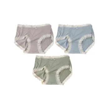 Flowers In Water Underpants Women's 3 Pack