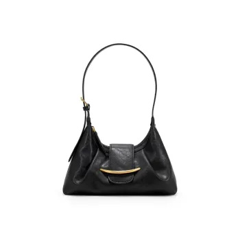 Simedin Cow Leather Shoulder Bag Trumpets Women's Multicolor
