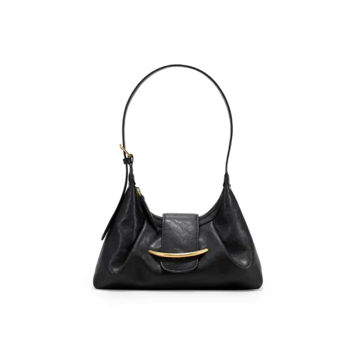 Simedin Cow Leather Shoulder Bag Trumpets Women's Multicolor