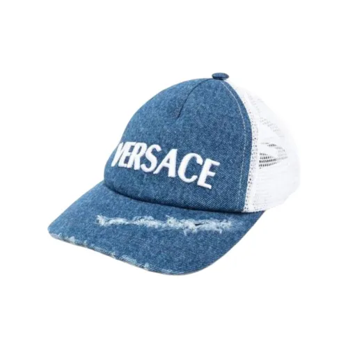 VERSACE Polyester Baseball Caps Kids' Blue