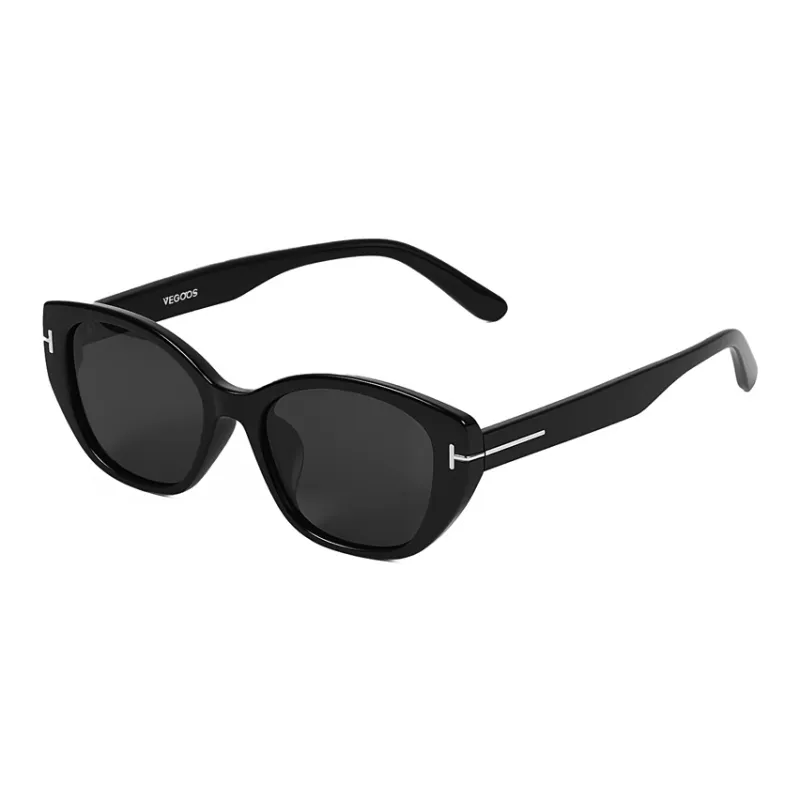VEGOOS Alloy Metal Cat Eye Sunglasses Unisex-0