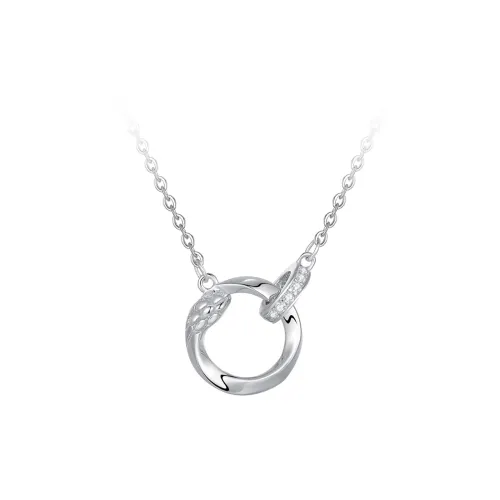 Nine Music 925 Sterling Silver Necklaces Women's