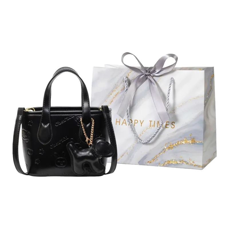 Miss Angel PU Bucket Bag, One Shoulder Handbag Women's Multicolor-22