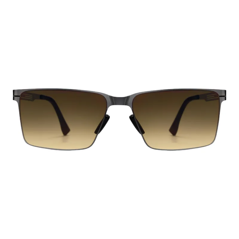 COLORE.IN Alloy Square Sunglasses Men's-5