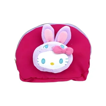Sanrio Multicolor Rabbit Collection Hello Kitty Storage Bag With Stuffed Animal Doll Products