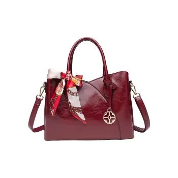 Pivsnu Synthetic Leather Crossbody One Shoulder Handbag Women's Red