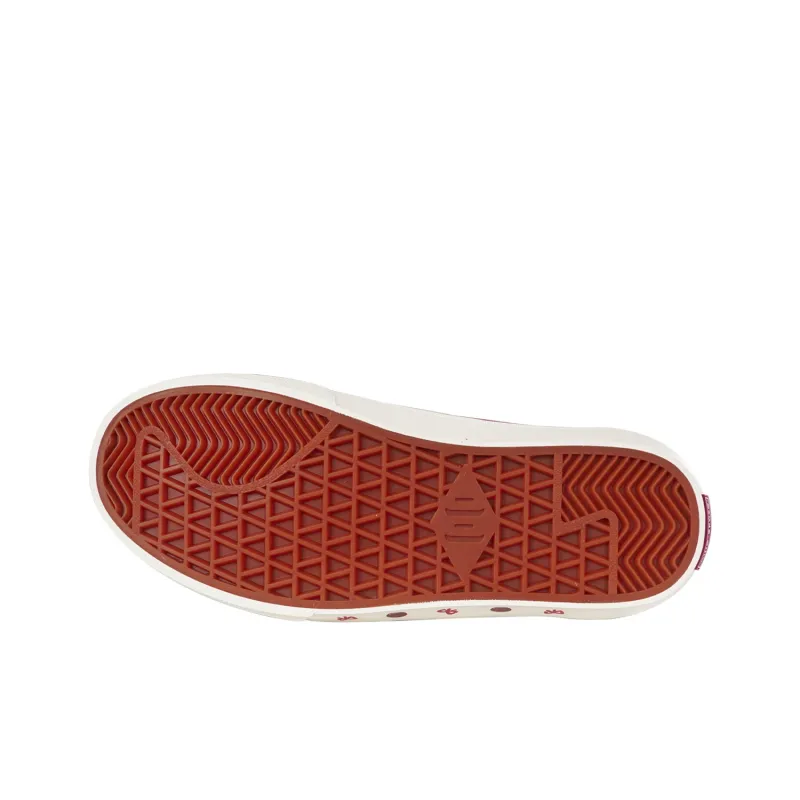 Ollieskate Wear resistant And Lightweight Low Top Skateboard Shoes Unisex Burgundy-4