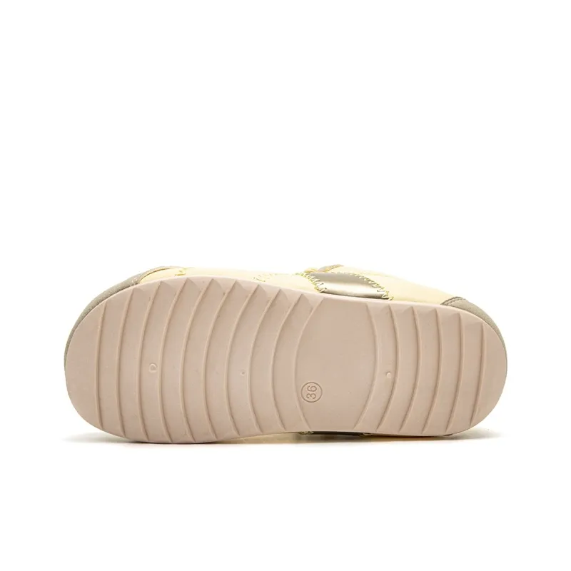The New Age Family Low Top Skateboard Shoes Women's Yellow Pink-4