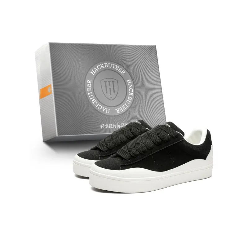 HACKBUTEER Low Top Skateboard Shoes Men's Box Included-0