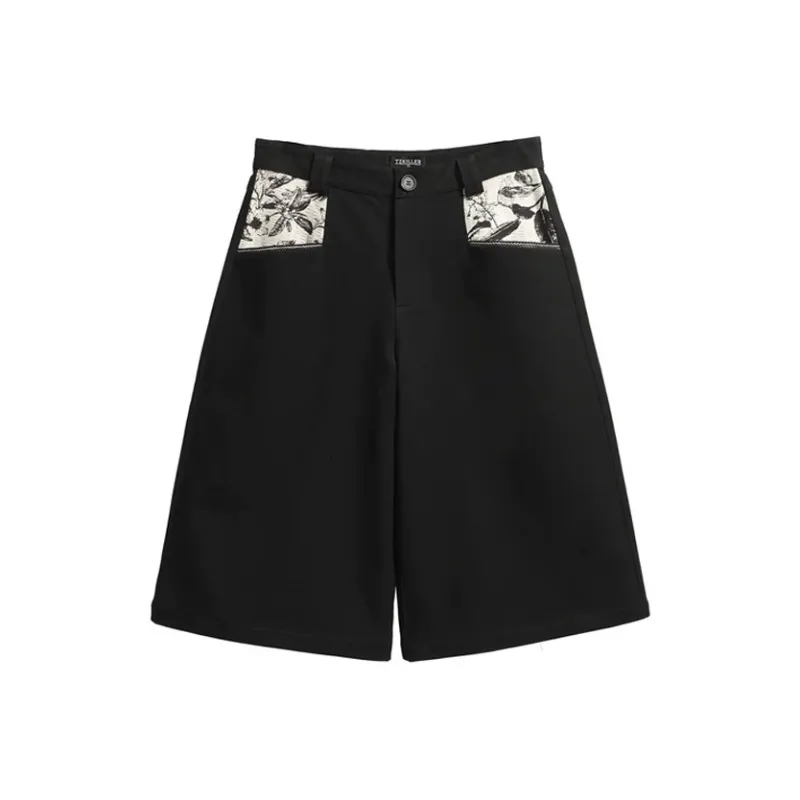 TELENT Casual Shorts Unisex Black-0