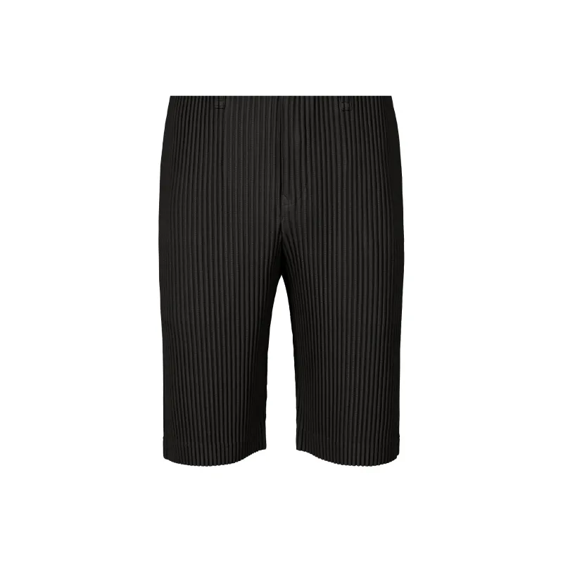 Homme Plissé Issey Miyake Casual Shorts Men's Black-1