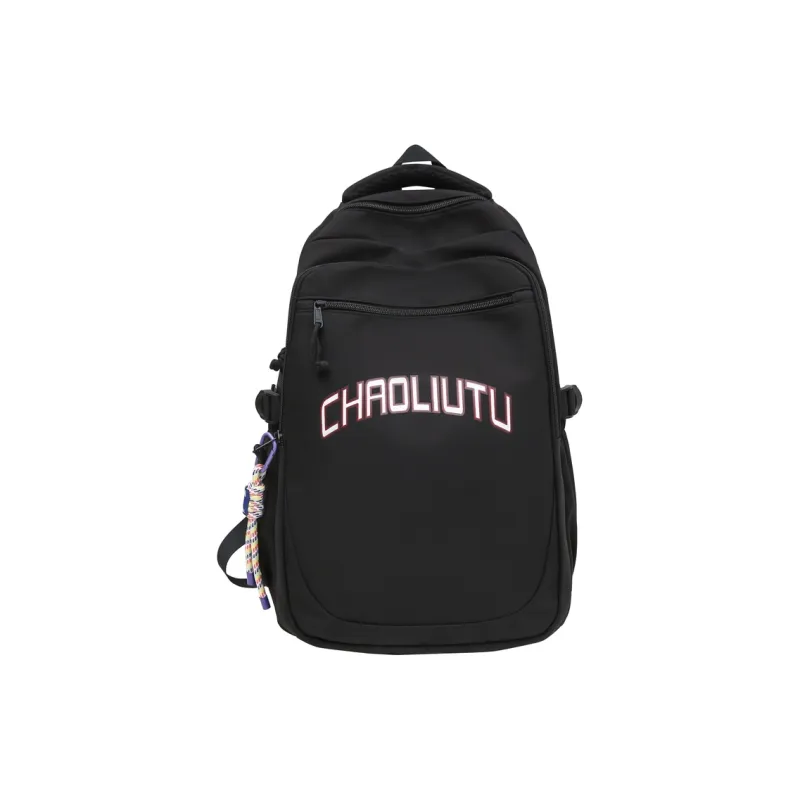 WICKBUEN Nylon Backpack Regular Unisex White, Black, Gray/Burgundy-6