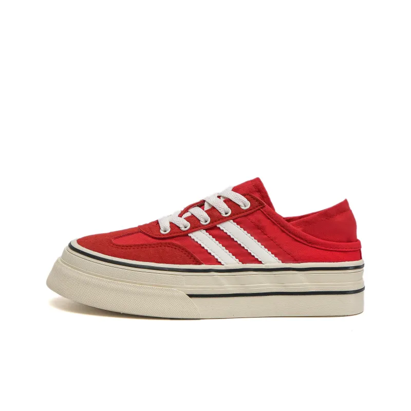 Alan Vincent Abrasion Resistant Breathable Slip Resistant Low Top Canvas Shoes Women's-0