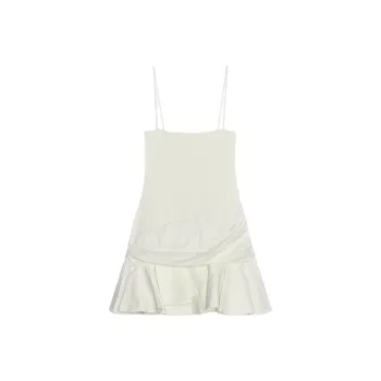 ZARA Slip Dresses Women's White