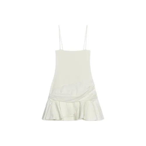 ZARA Slip Dresses Women's White