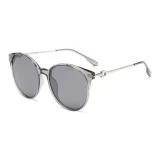 Transparent Gray Frame with Full Gray Lens