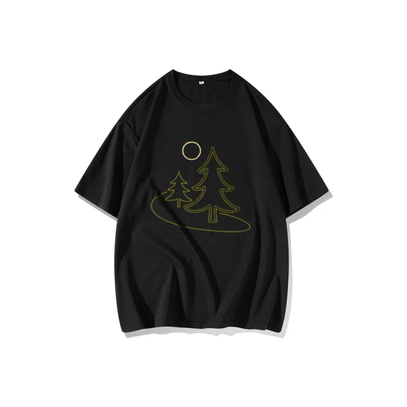 FAIRWHALE Drop Shoulder Sleeve T Shirt Women's-3