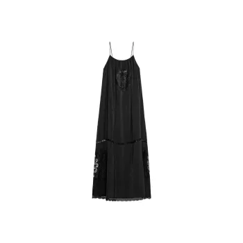 ZARA Slip Dresses Women's Black