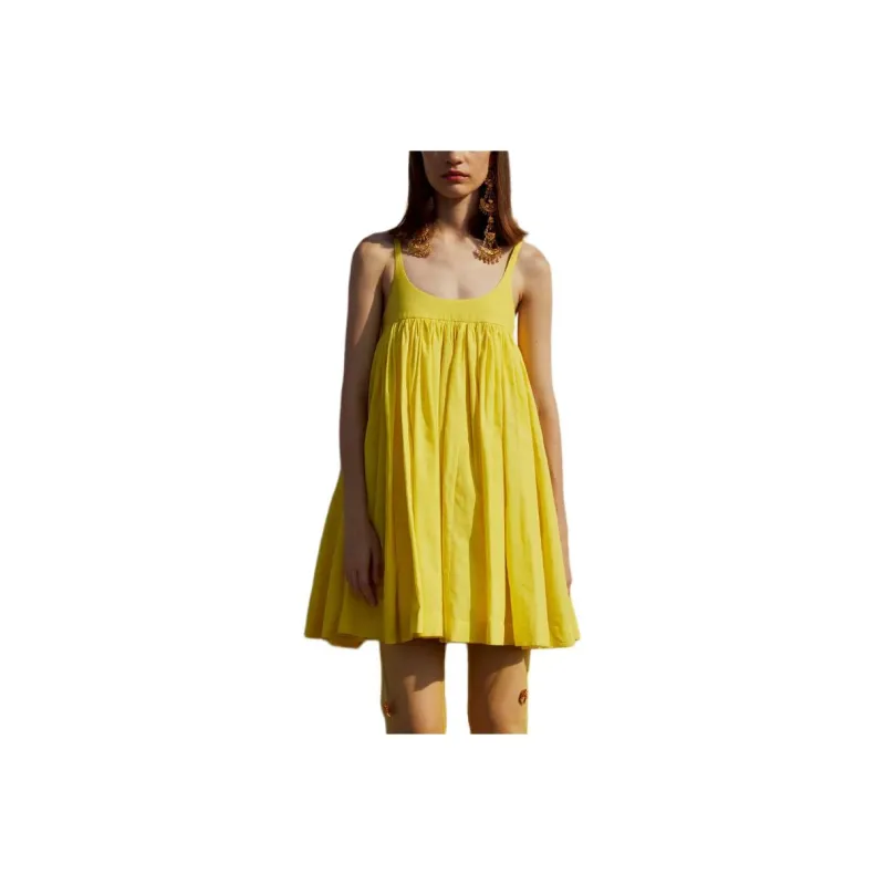 PRONOUNCE Slip Dresses Women's Lime-0