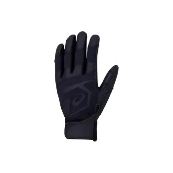 Asics Baseball Gloves Batter's Glove Artificial Leather Men's Black
