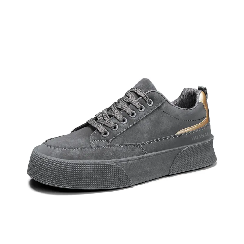 HUANAI Slip Resistant, Abrasion Resistant, Lightweight, Breathable Low Top Skateboard Shoes Men's-5
